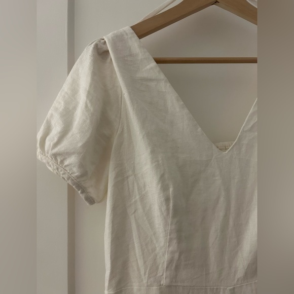 GAP CREAM LINEN DRESS - Picture 5 of 5